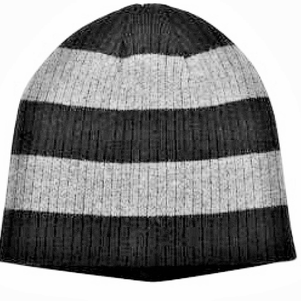 JF J.Ferrar Striped Reversible Beanie